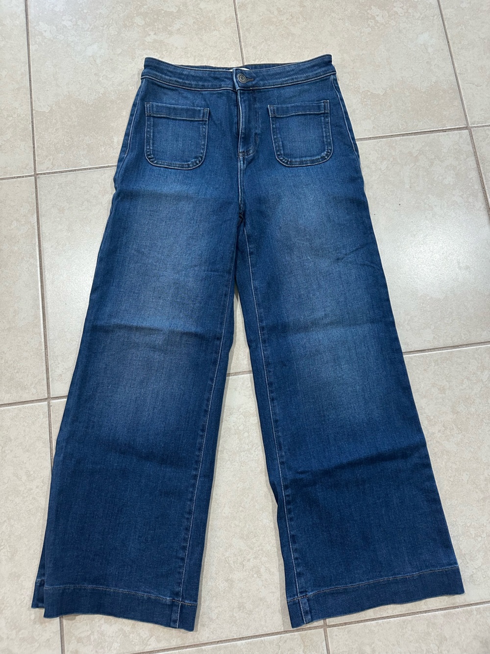 LC Lauren Conrad Dark Blue wide leg Jeans